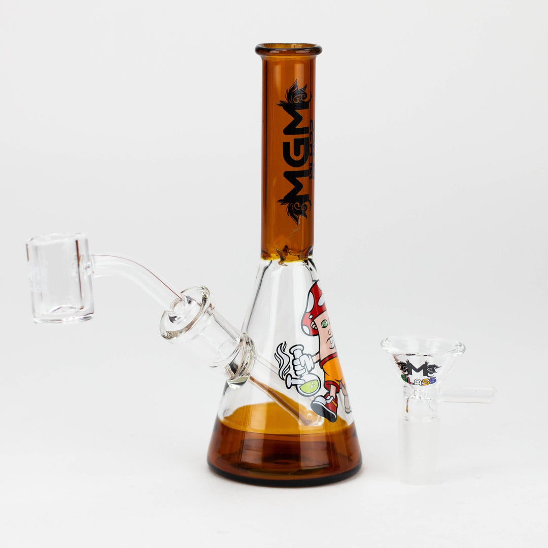MGM Glass 2 in 1 bubbler with Logo 5.9"_5