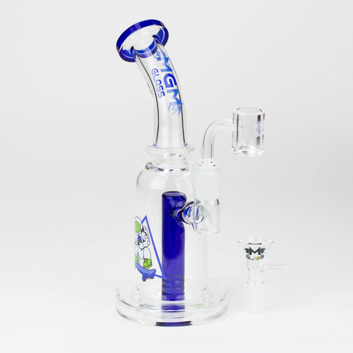 MGM Glass 2 in 1 bubbler with graphic 5.7"_7