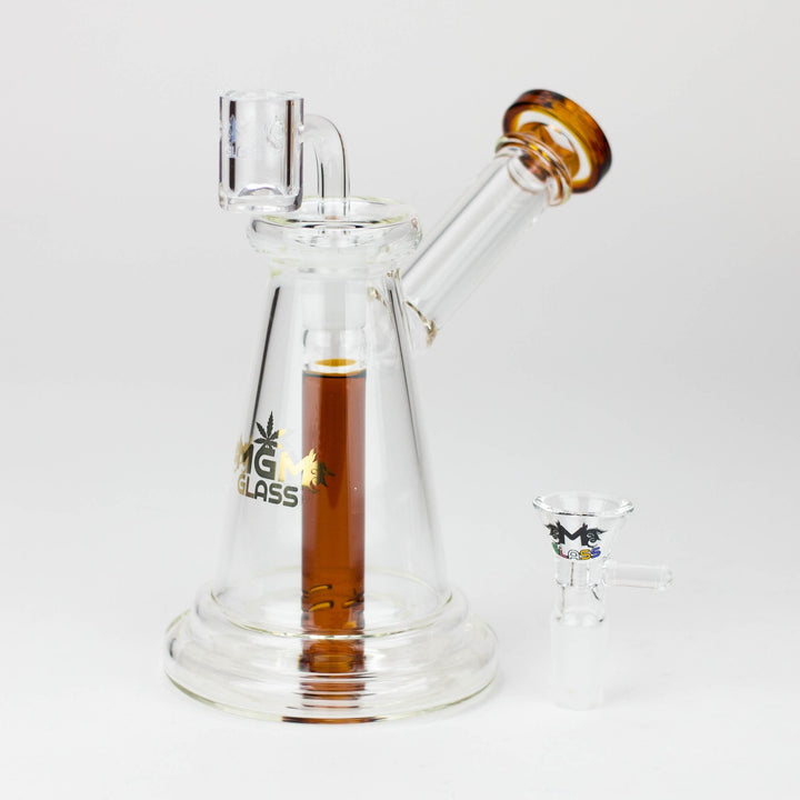 MGM Glass 2 in 1 bubbler with logo 5.7"_6