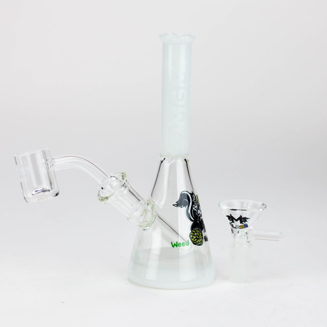 MGM Glass 2 in 1 bubbler with Logo 5.9"_9