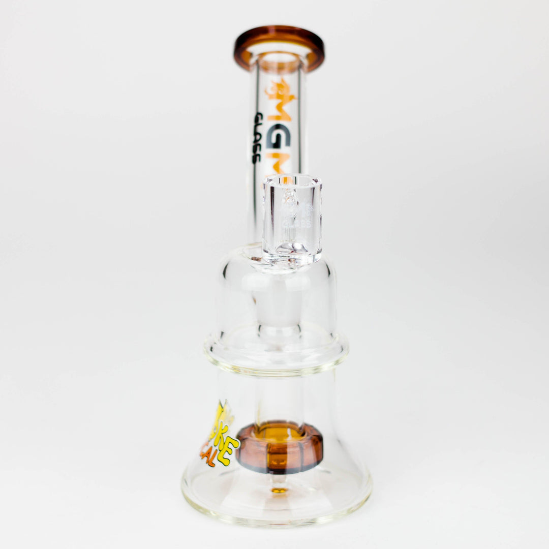 MGM Glass 2 in 1 bubbler with graphic 6.9"_12