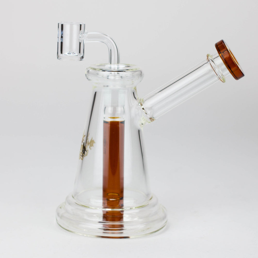 MGM Glass 2 in 1 bubbler with logo 5.7"_1