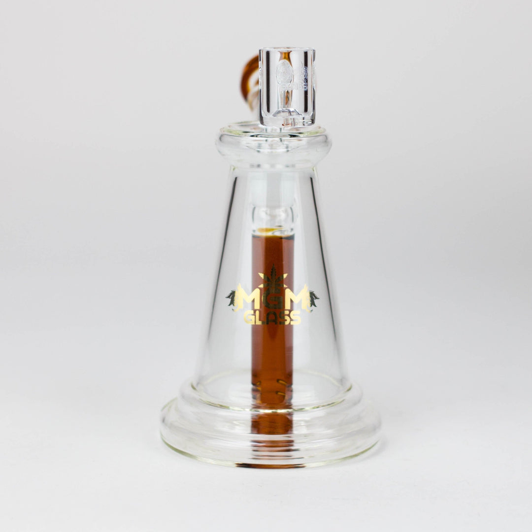 MGM Glass 2 in 1 bubbler with logo 5.7"_2