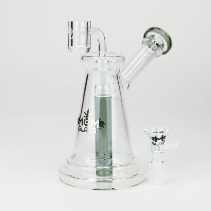 MGM Glass 2 in 1 bubbler with logo 5.7"_8