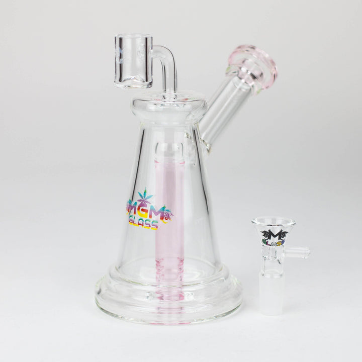 MGM Glass 2 in 1 bubbler with logo 5.7"_9