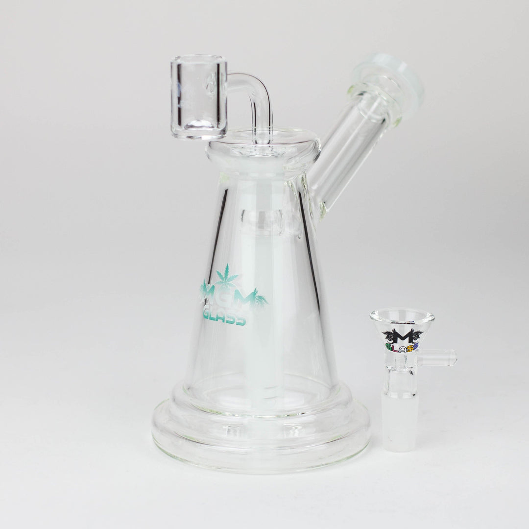 MGM Glass 2 in 1 bubbler with logo 5.7"_10