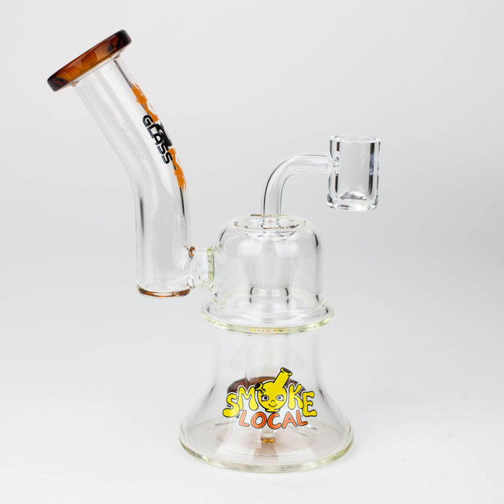 MGM Glass 2 in 1 bubbler with graphic 6.9"_1
