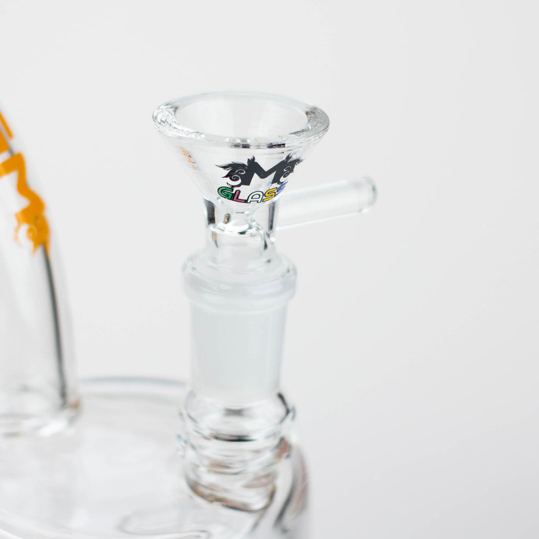 MGM Glass 2 in 1 bubbler with graphic 6.7"_3