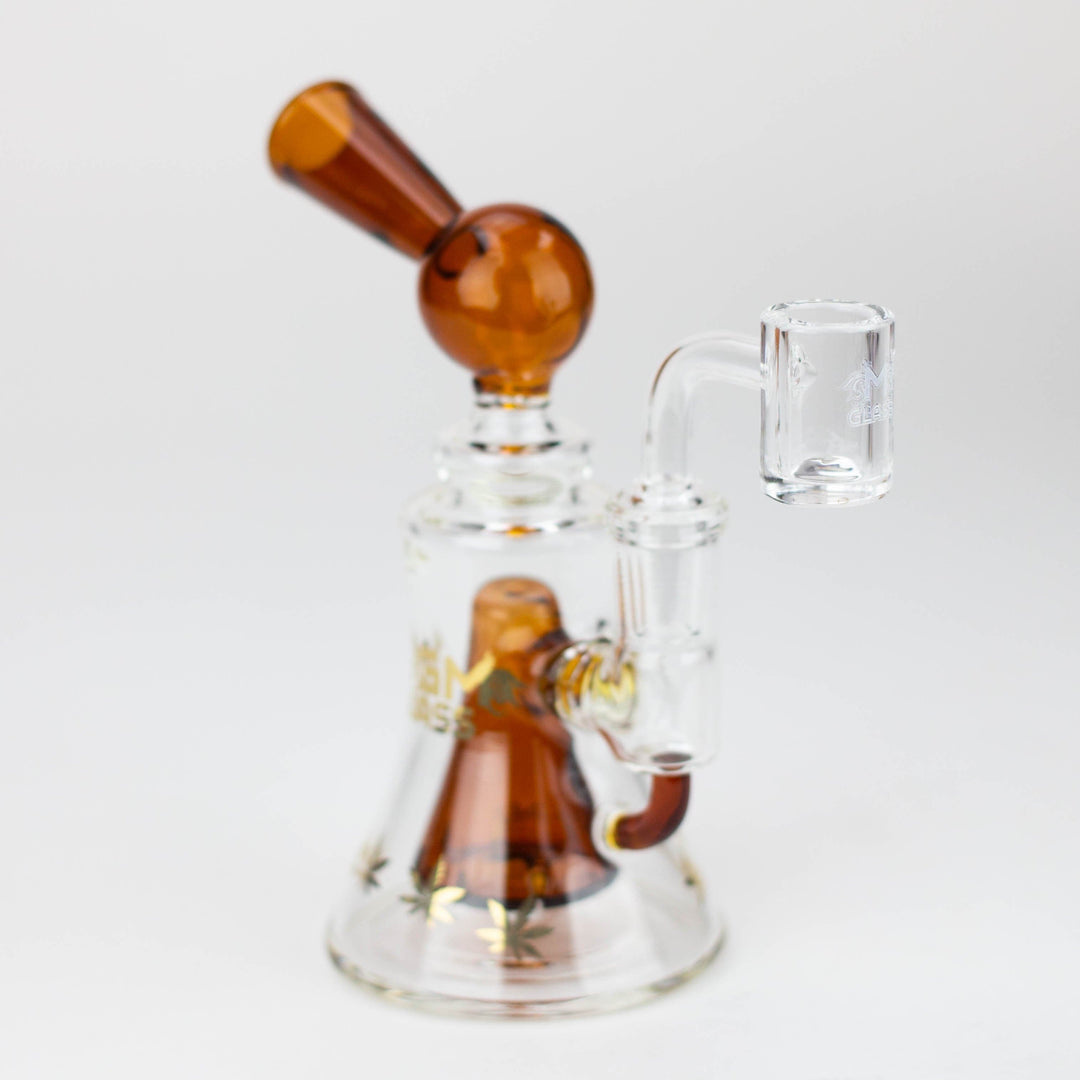 MGM Glass 2 in 1 bubbler with Logo 5.7"_11