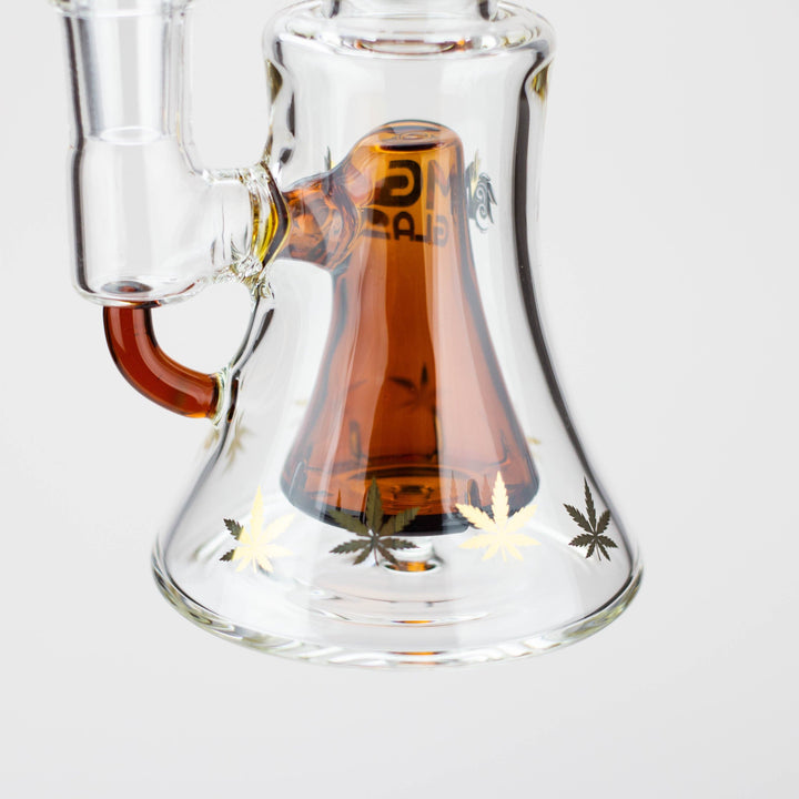 MGM Glass 2 in 1 bubbler with Logo 5.7"_2