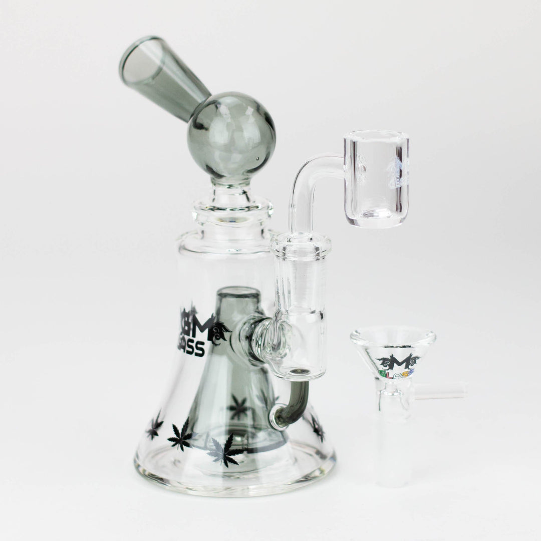 MGM Glass 2 in 1 bubbler with Logo 5.7"_8
