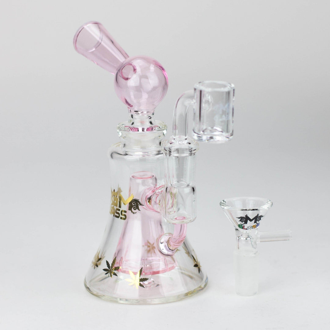 MGM Glass 2 in 1 bubbler with Logo 5.7"_9