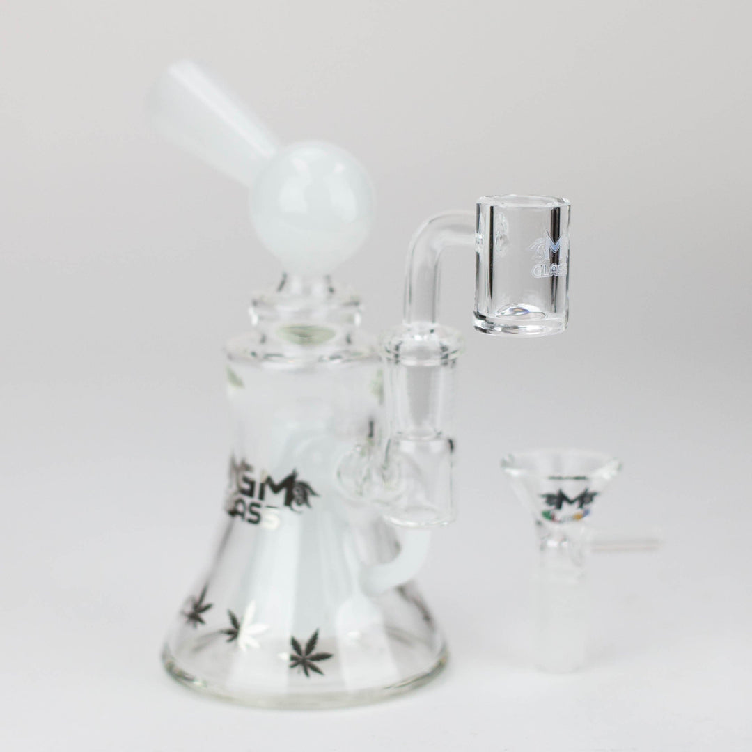 MGM Glass 2 in 1 bubbler with Logo 5.7"_10