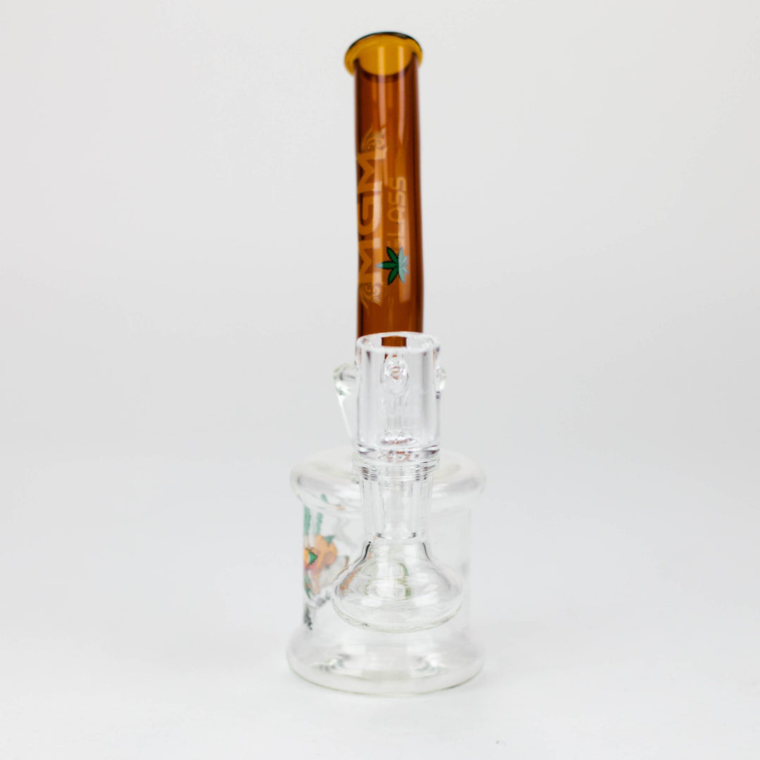 MGM Glass 2 in 1 bubbler with logo 6.7"_4