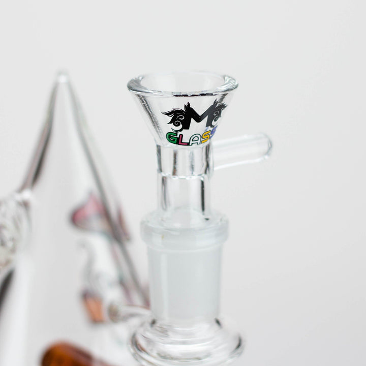 MGM Glass 2 in 1 bubbler with Graphic 4.5"_12