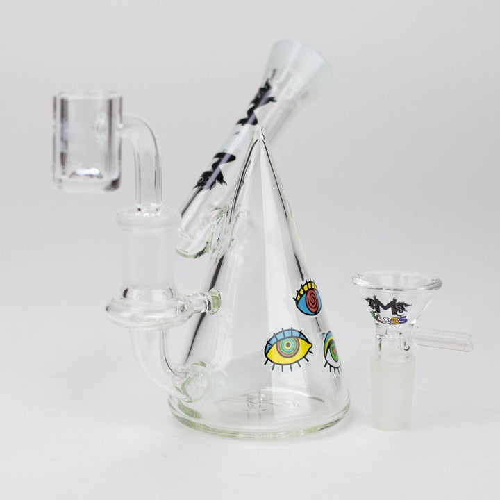 MGM Glass 2 in 1 bubbler with Graphic 4.5"_11