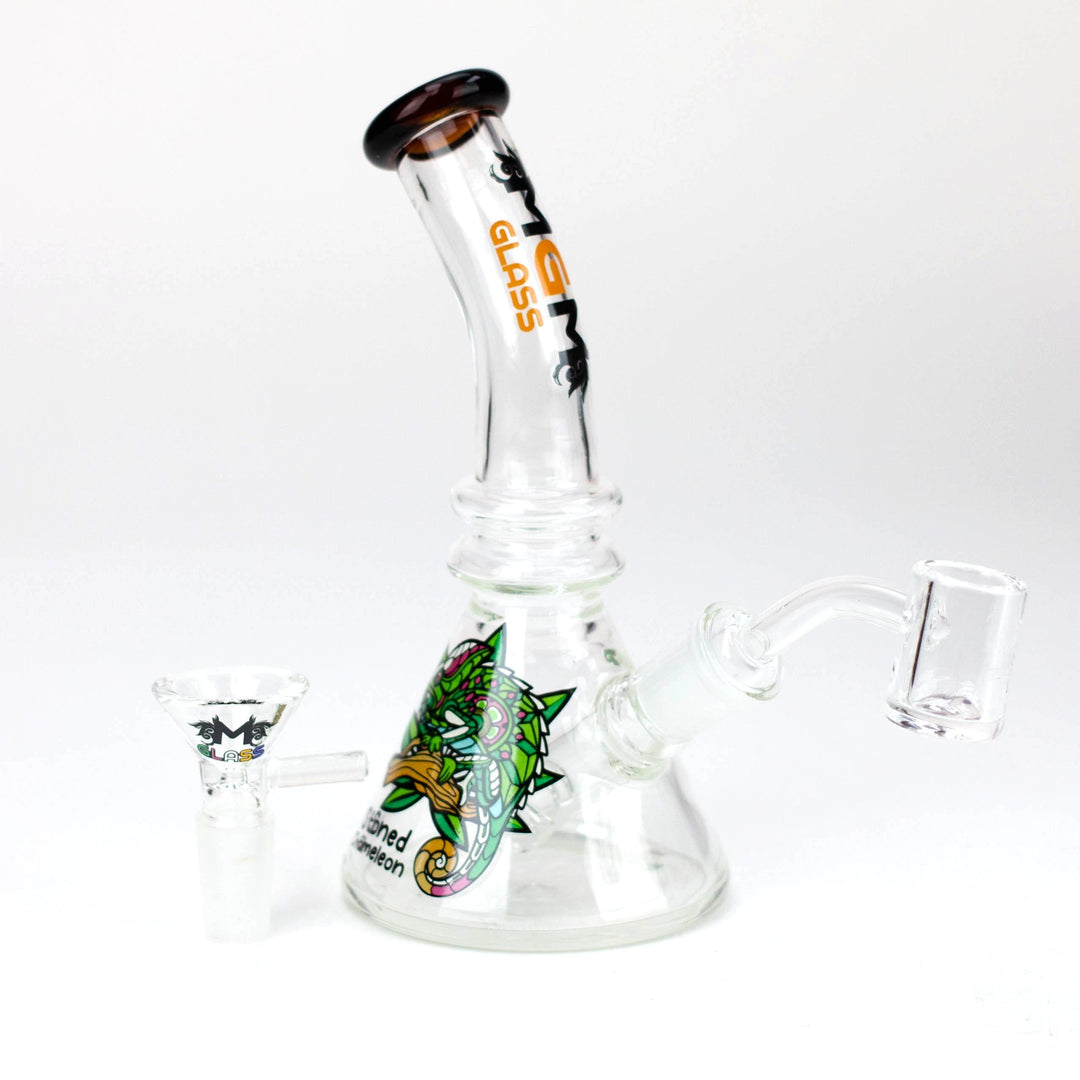 MGM Glass 2 in 1 bubbler with Graphic 6.3"_6