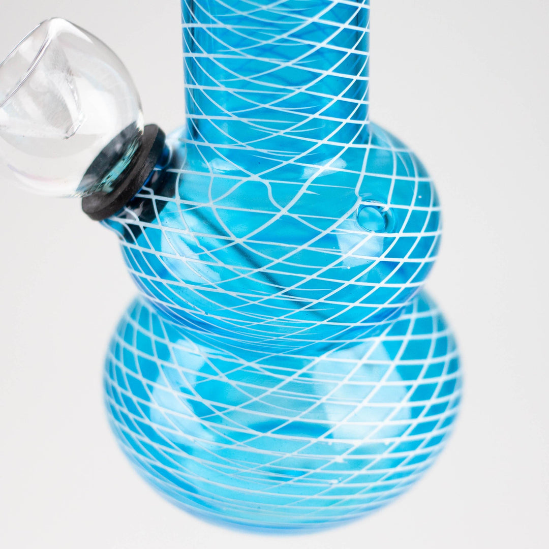 Assorted mini beaker glass water pipes 5"_2