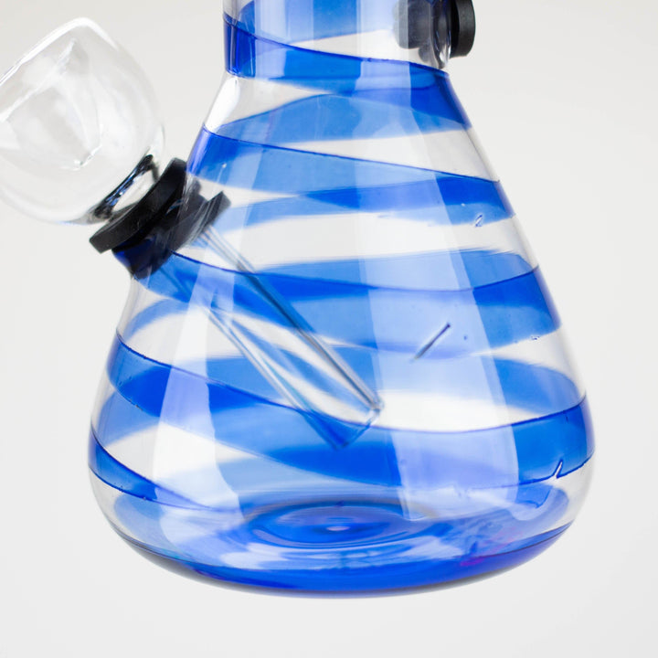 Assorted mini beaker glass water pipes 5"_1