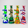 11" Multi-color bazooka silicone detachable water pipes-Assorted