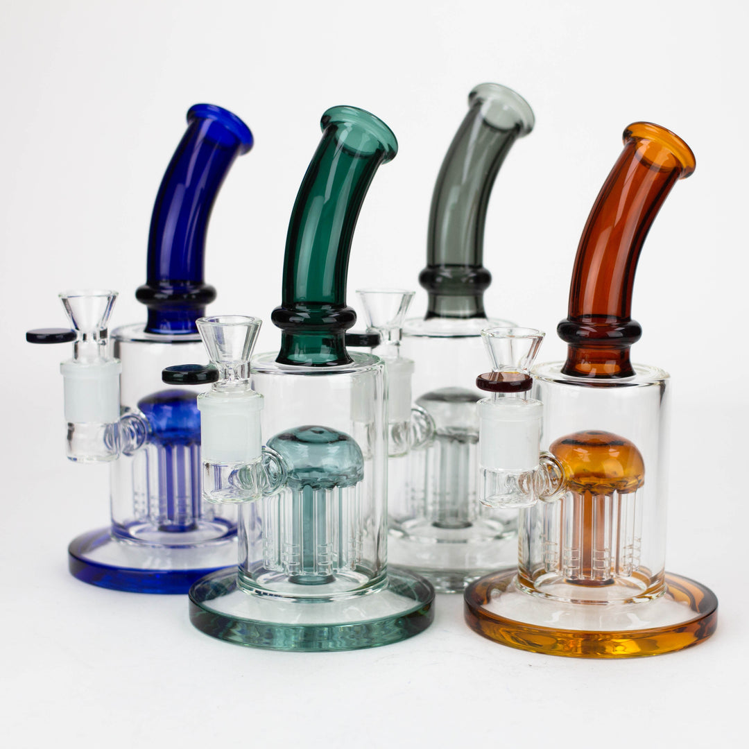 10" Glass Bubbler with 10arms perc_0