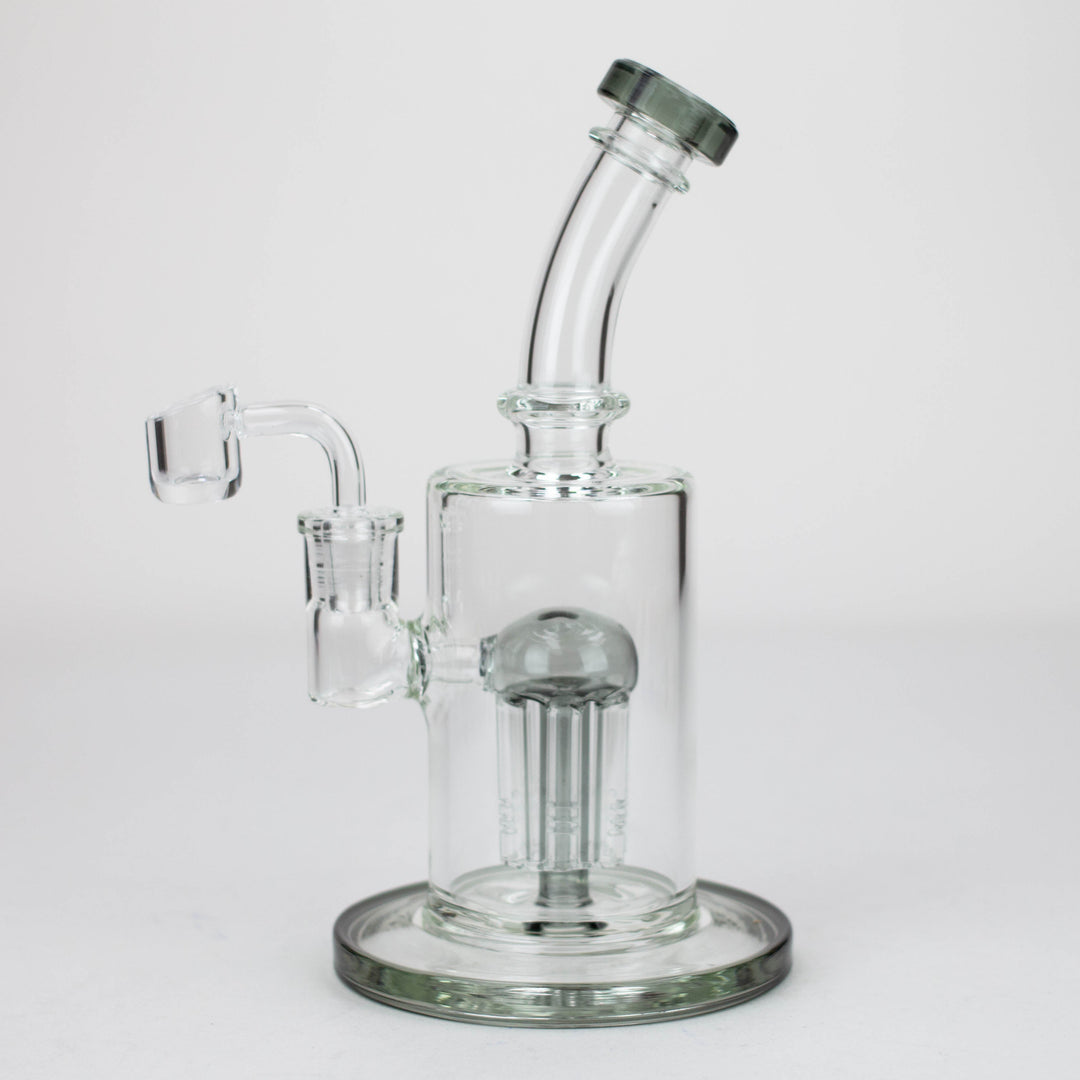 9" Dab Rig with 6 arms perc & Banger_9