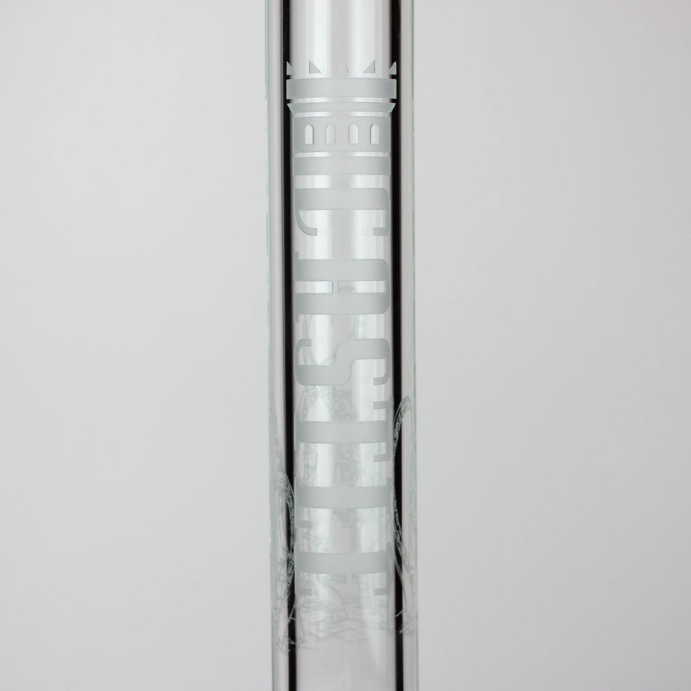 Castle Glassworks 18" laser etched Tube Beaker Water Pipes_1