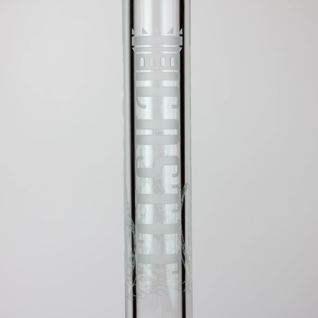 Castle Glassworks 18" laser etched Tube Beaker Water Pipes_1