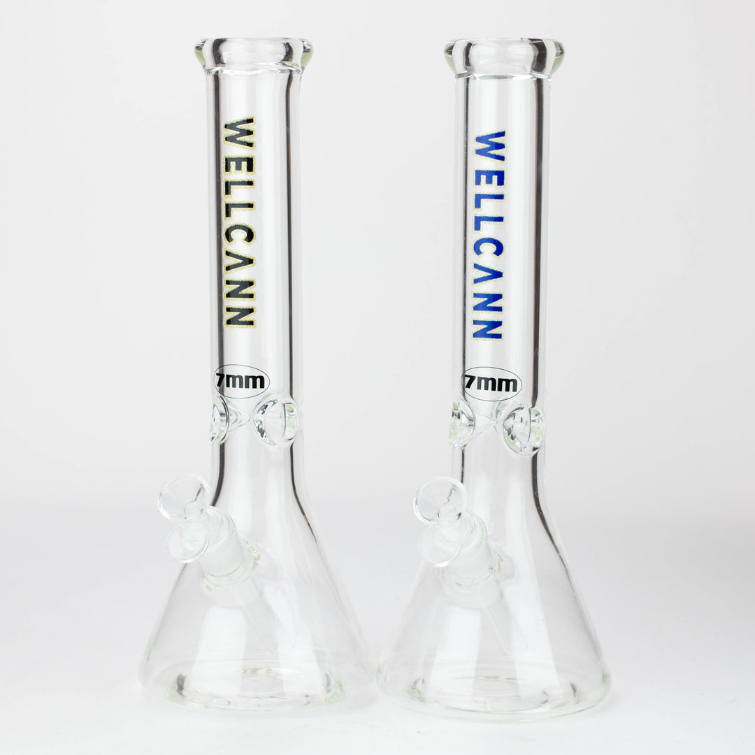 WellCann 14" 7mm Beaker glass Water Pipes_0