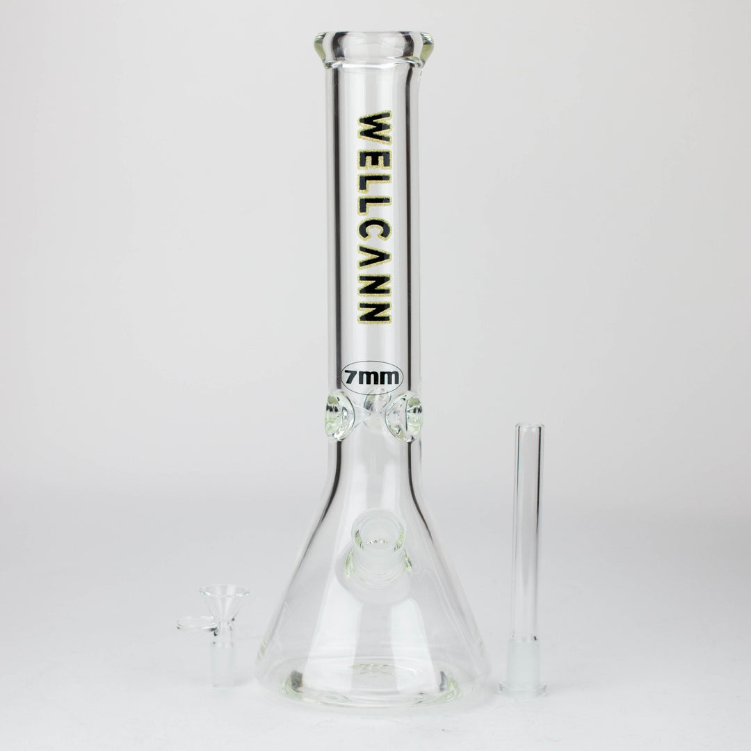 WellCann 14" 7mm Beaker glass Water Pipes_8