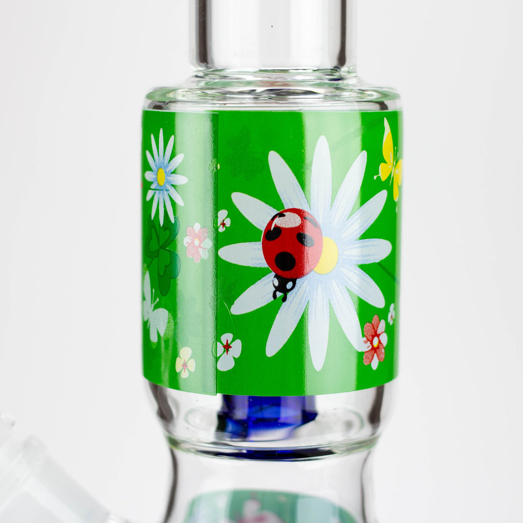BLO 13" Flower decal glass Water Pipes_5