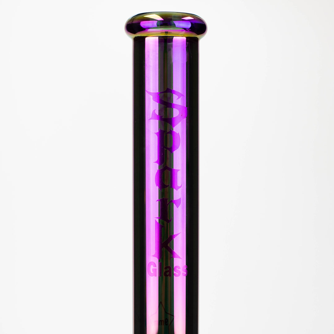Spark 18" Electorplated 9 mm glass Water Pipes_1