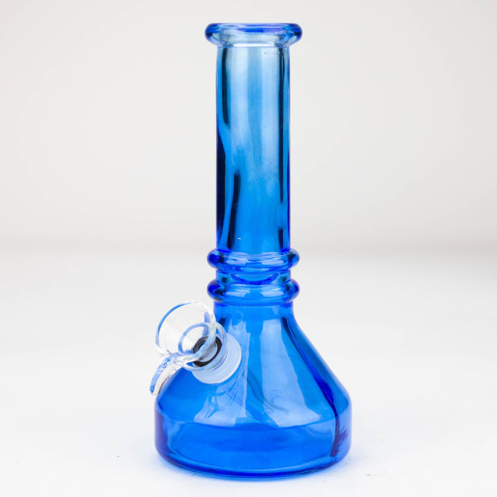 Heavy color soft glass Water Pipes 6"_4