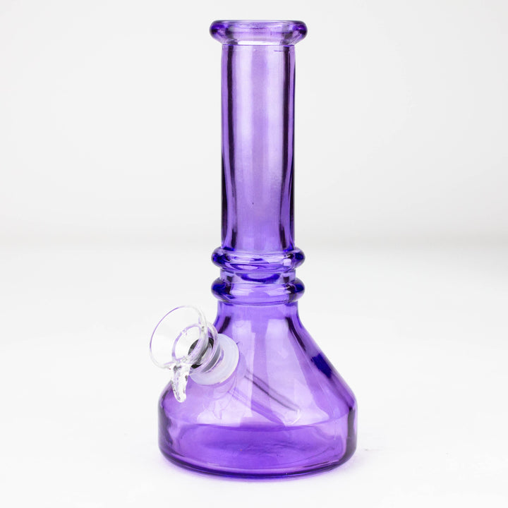 Heavy color soft glass Water Pipes 6"_3