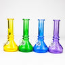 Heavy color soft glass Water Pipes 6"