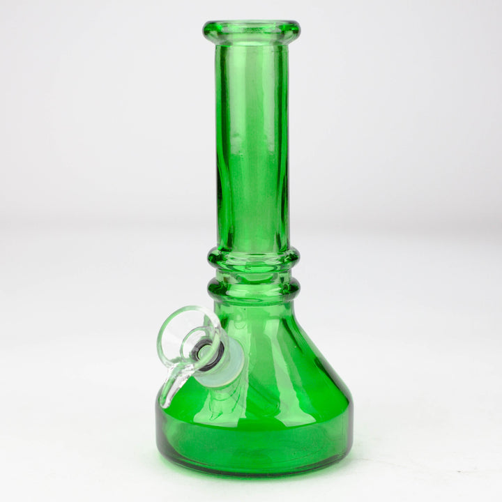 Heavy color soft glass Water Pipes 6"_5