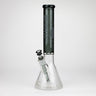 Castle Glassworks 16" Wolf Etched Beaker
