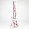 Castle Glassworks 16" Cherry Blossom Beaker