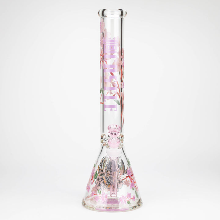 Castle Glassworks 16" Cherry Blossom Beaker_4