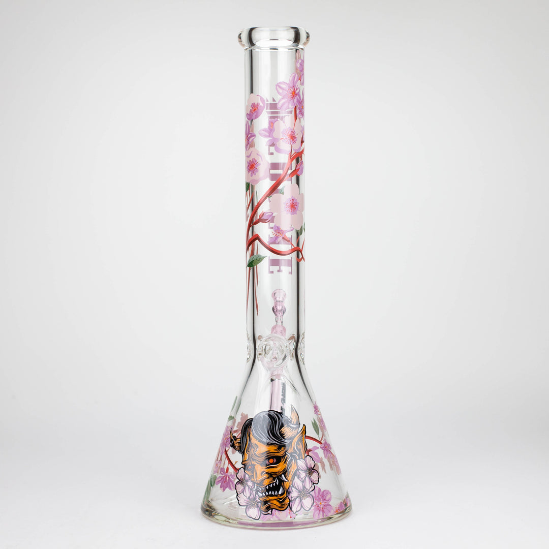 Castle Glassworks 16" Cherry Blossom Beaker_5
