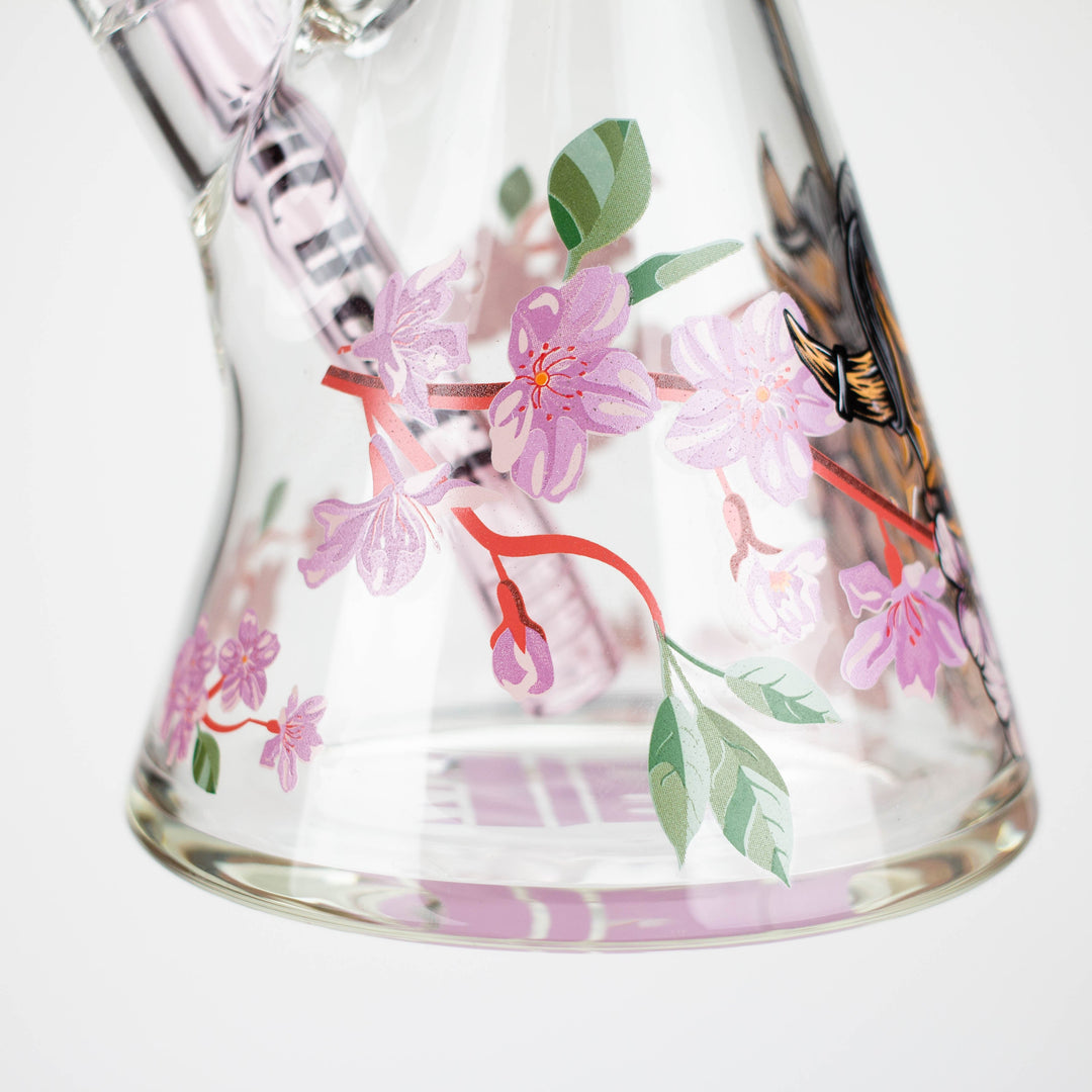 Castle Glassworks 16" Cherry Blossom Beaker_9