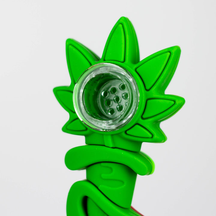 3" 710  marijuana Leaf Hand Pipes-Assorted_5