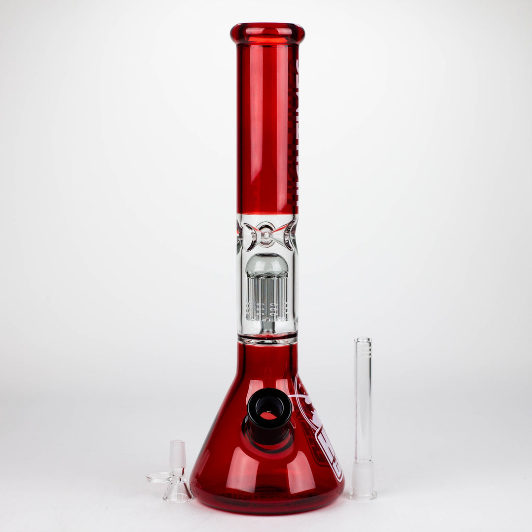 Infyniti High Times 16" 7 mm classic beaker water pipes with tree arm percolator_2