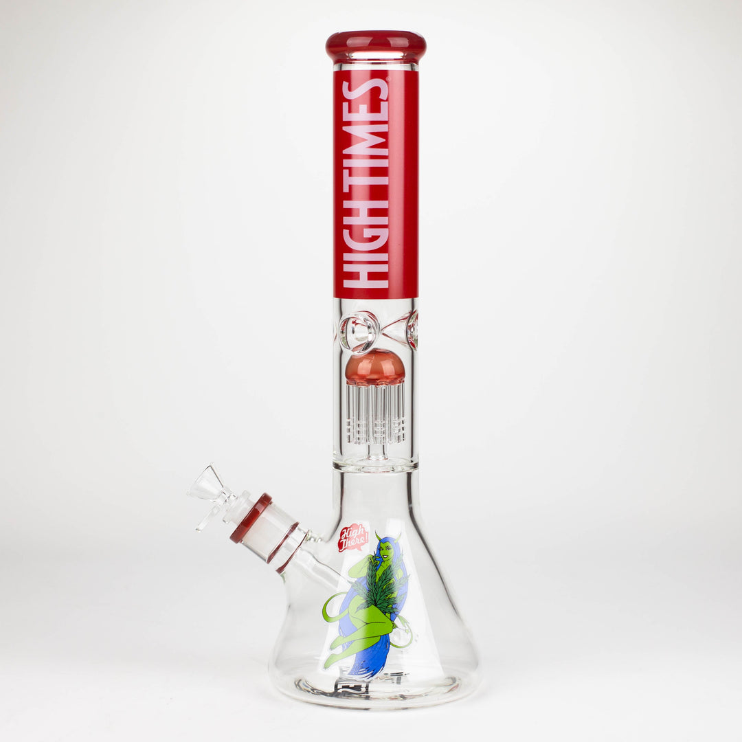 Infyniti High Times 16" 7 mm classic beaker water pipes with tree arm percolator_4