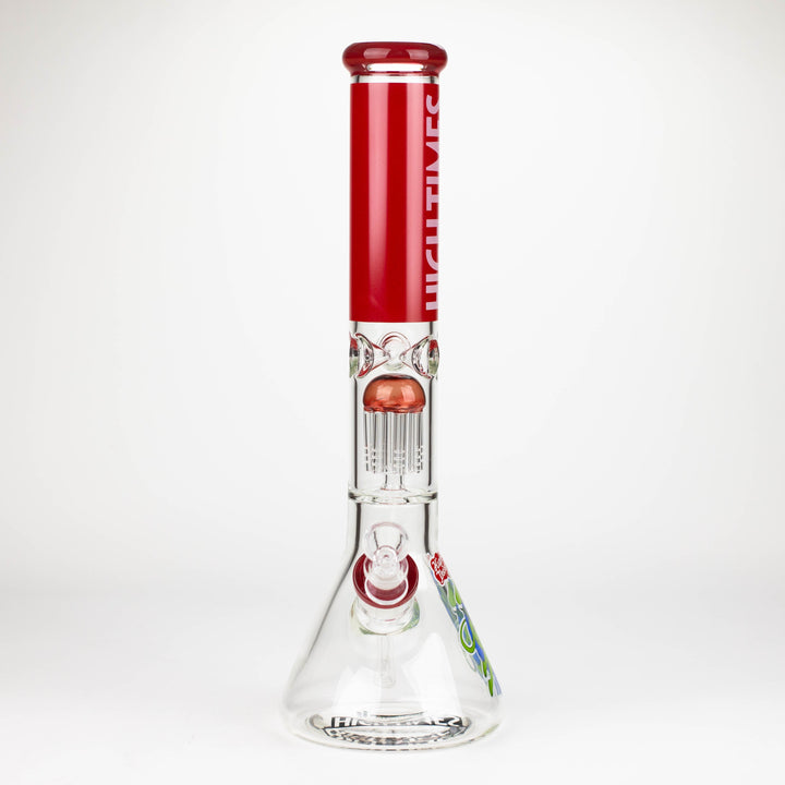 Infyniti High Times 16" 7 mm classic beaker water pipes with tree arm percolator_5