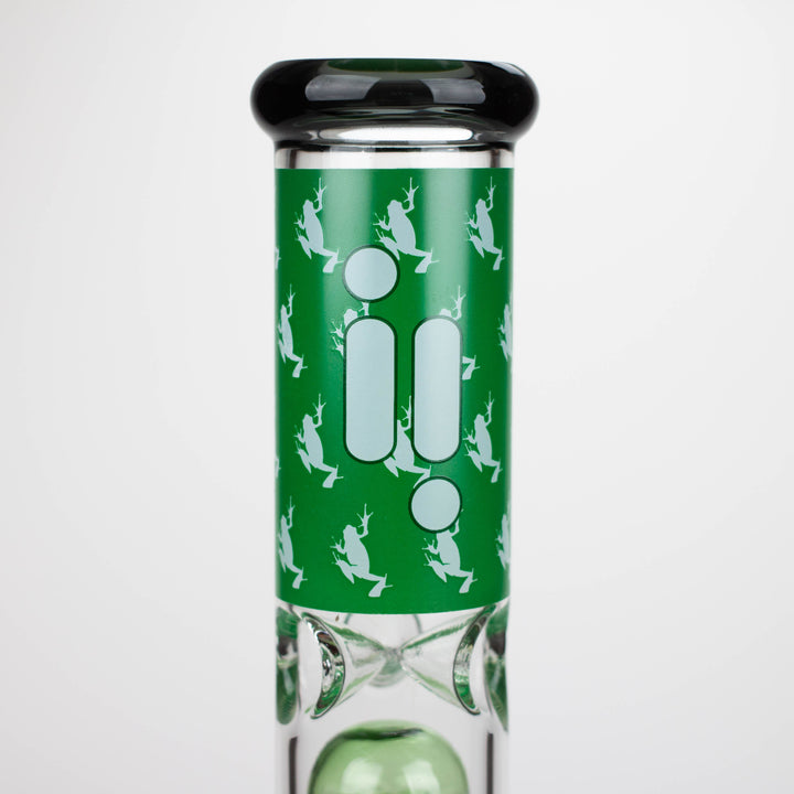 Infyniti Untamed 14" 7 mm classic beaker water pipes - Green Frog_6