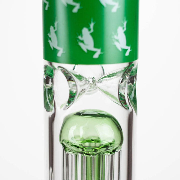 Infyniti Untamed 14" 7 mm classic beaker water pipes - Green Frog_7