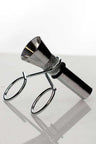 Metal bowl slide with clip