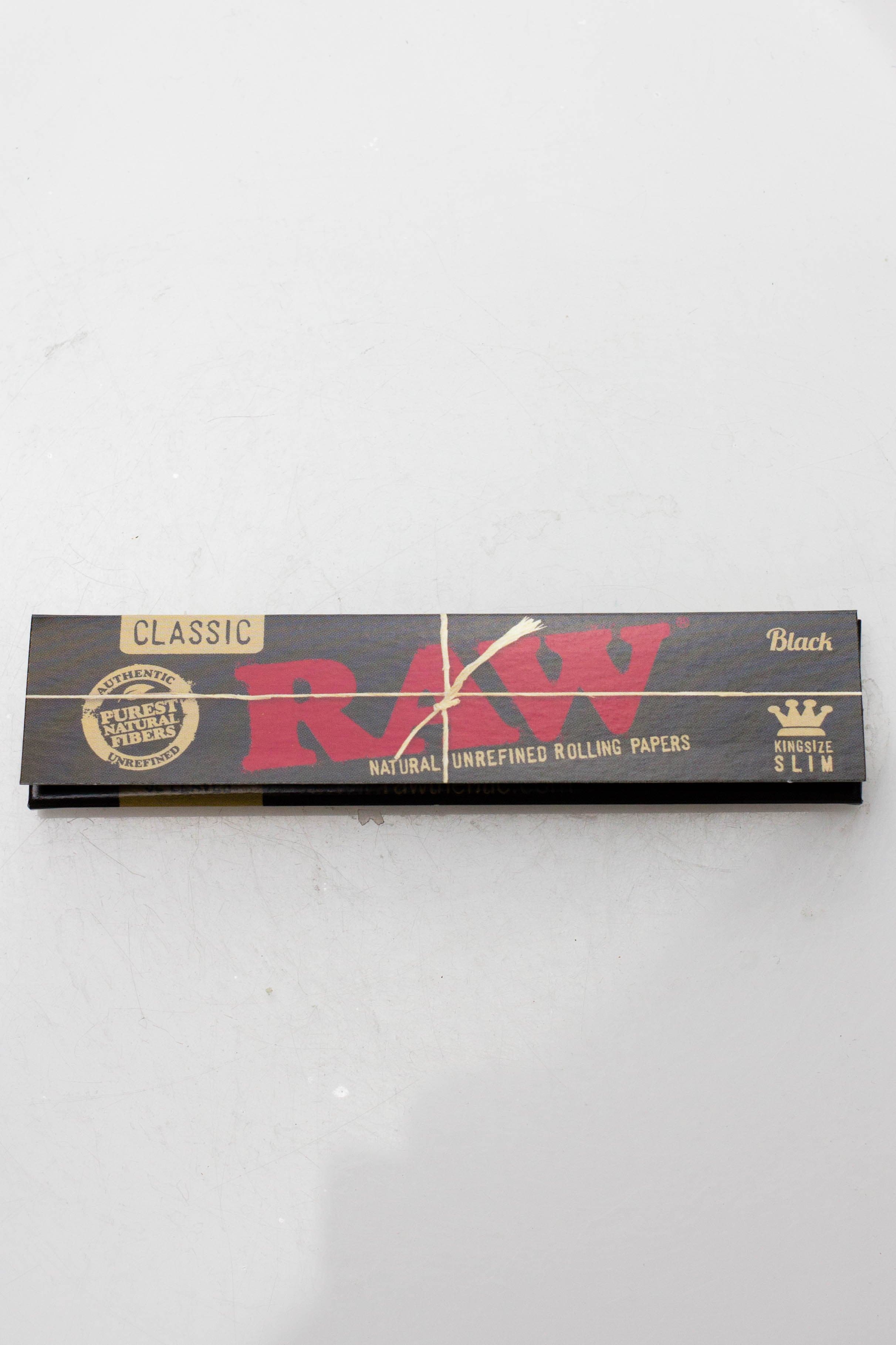 RAW Black Natural Unrefined Rolling Paper