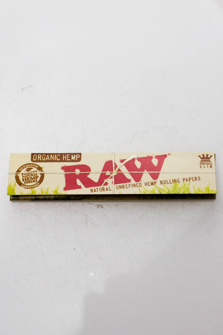 Raw organic hemp rolling paper